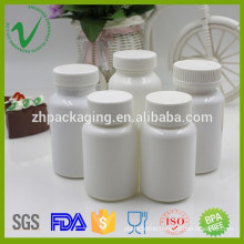 HDPE free samples white round pill plastic bottle for pharmaceutical packaging